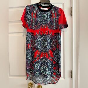 NWT Hunter Bell Collin’s Dress in Red Jewel. Size XS.